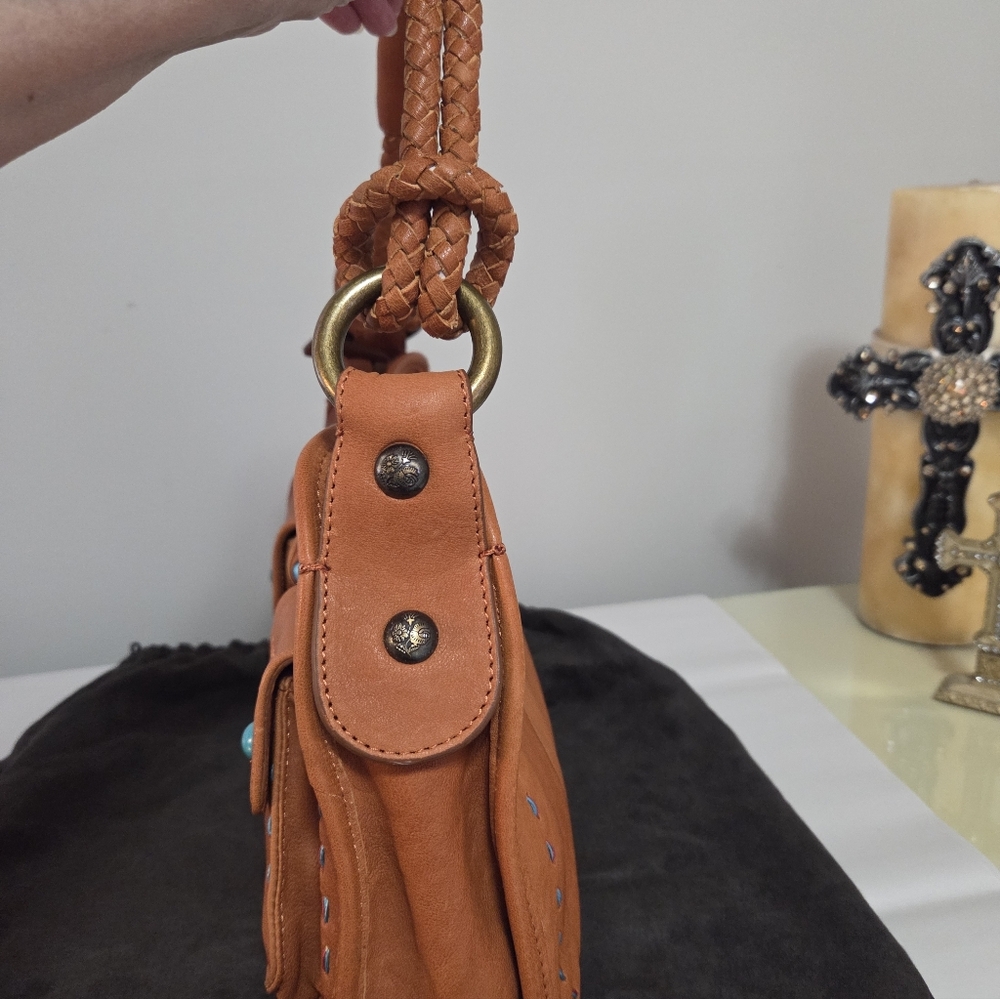Vintage CARLOS FALCHI Western HOBO - Picture 4 of 7